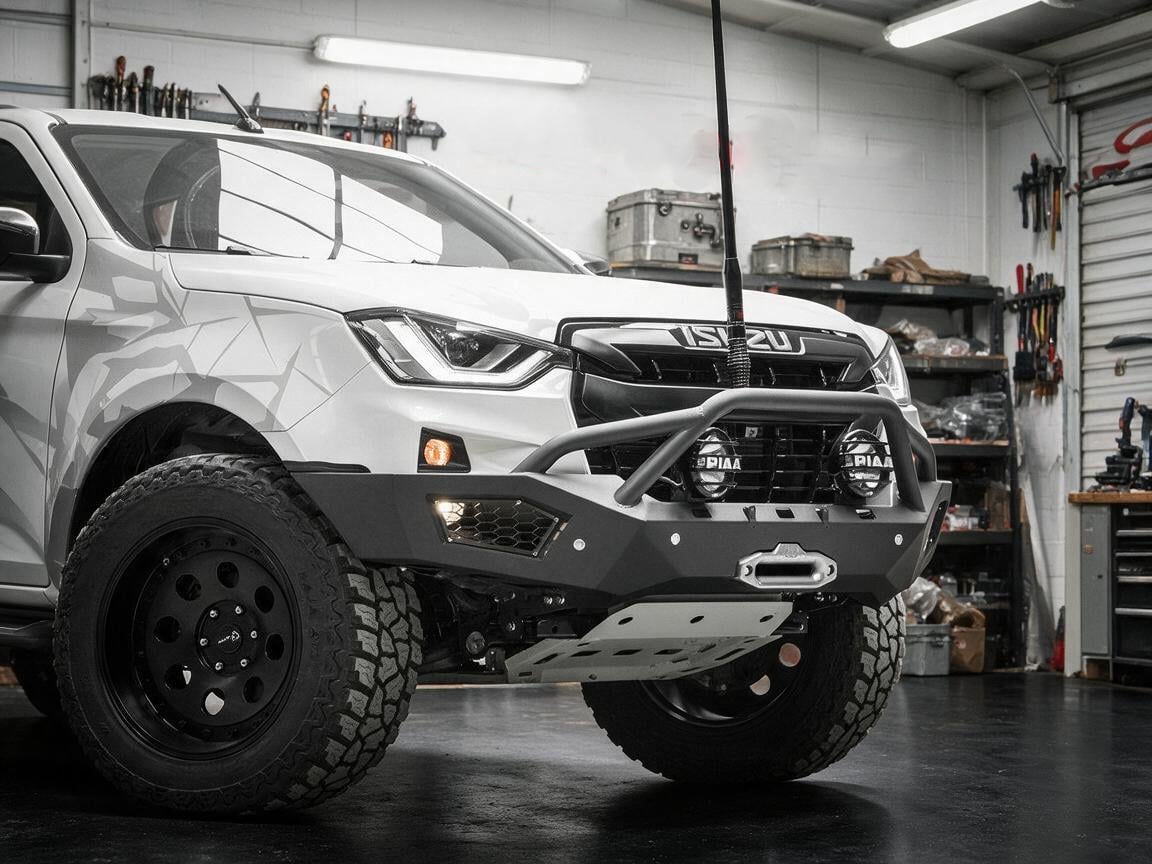 D-Max Front Bumper with Bull Bar - Image 1