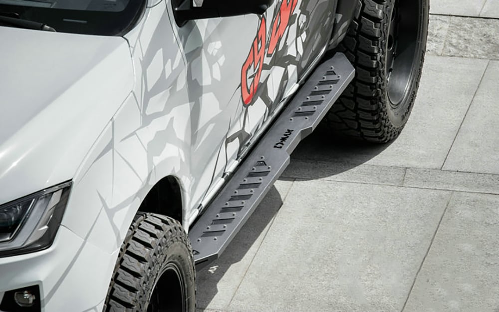 Isuzu D-MAX Rock Sliders 2 — Protection & Armor
