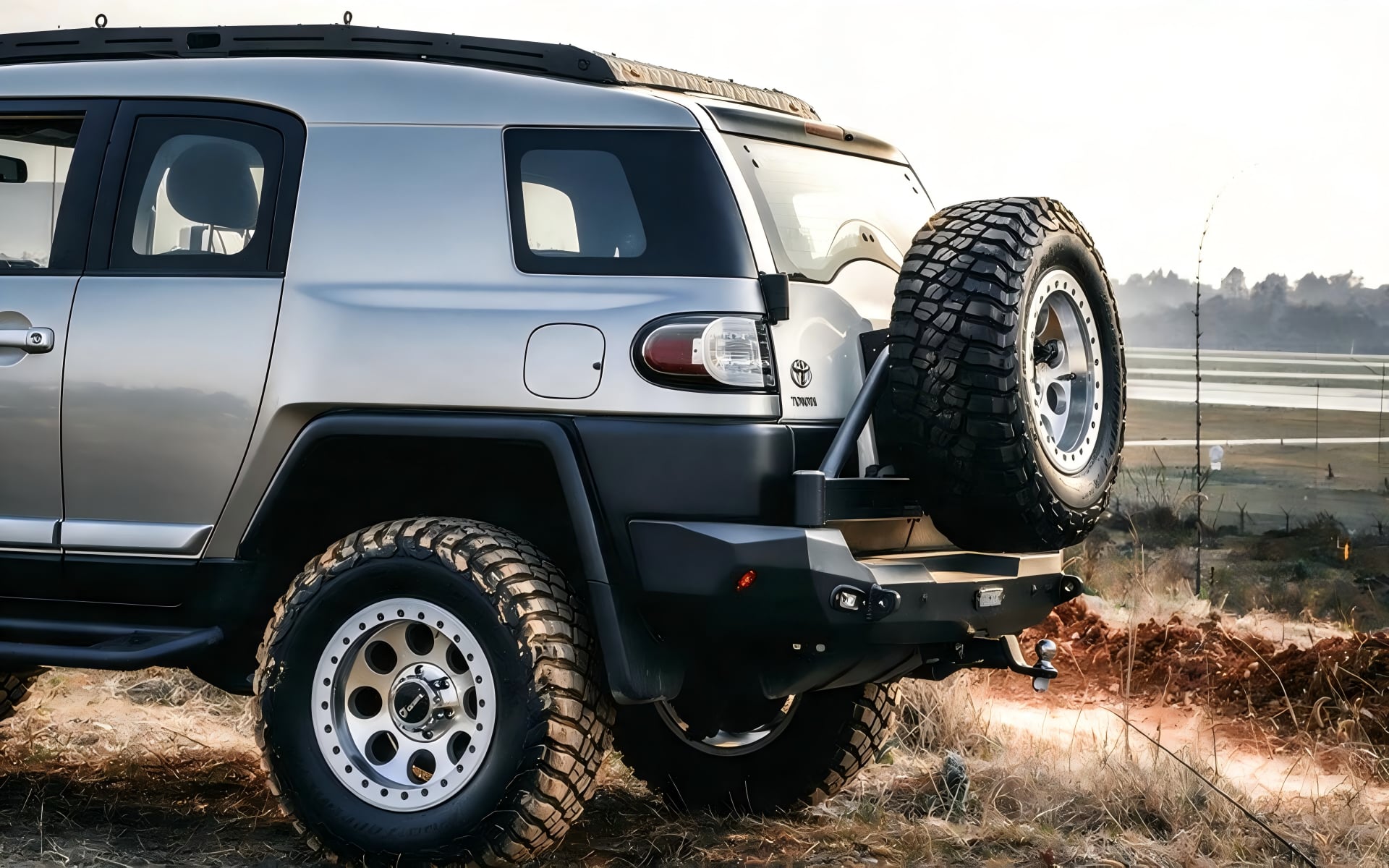Toyota FJ Cruiser Single Swing-Out Rear Bumper — Protection & Armor